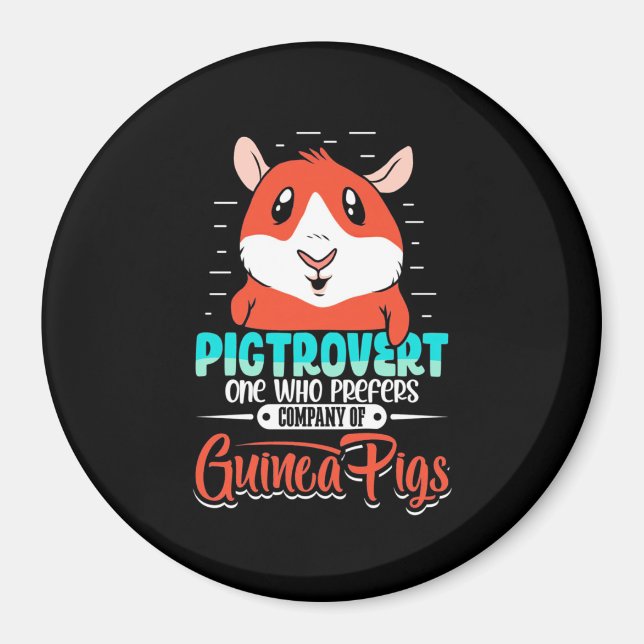 Íman Guiné Pigtrovertido Um Que Prefere (Frente)