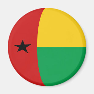 Íman Guinea-Bissau Fisheye Flag Magnet
