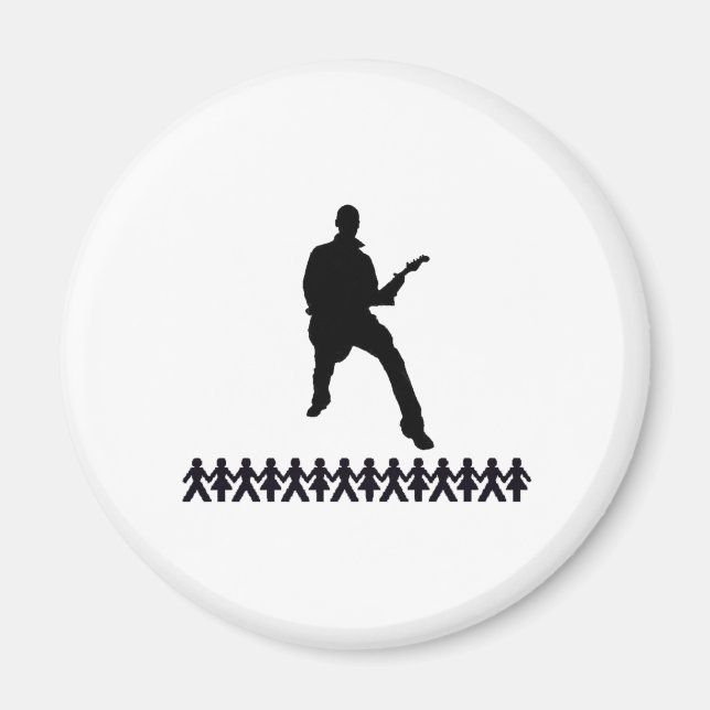ÍMAN GUITAR DE FIGURA DE PINCO (Frente)