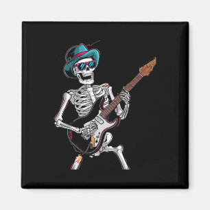 Íman Guitar Fantasma Vintage Rocker Skeleton Tee