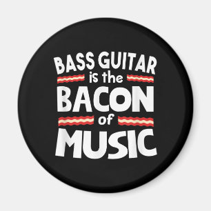 Íman Guitar Lover Bass Guitar É Bacon De Música Engra