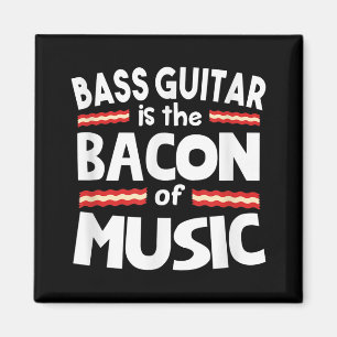 Íman Guitar Lover Bass Guitar É Bacon De Música Engra
