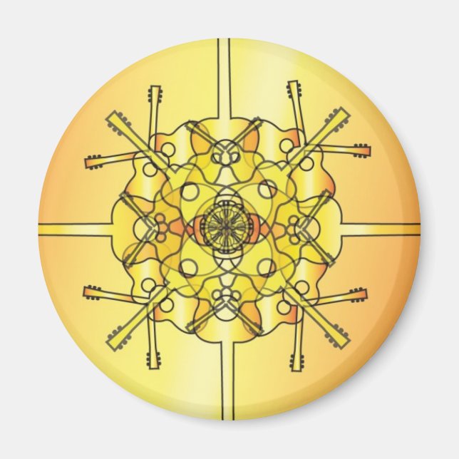 Íman Guitar Mandala (Frente)