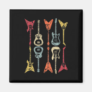 Íman Guitar Pick Retro Vintage Para Guitaristas Bhelp