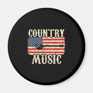 Íman Guitarista Country Music Guitar American Flag Bira