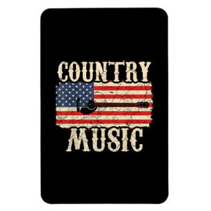 Íman Guitarista Country Music Guitar American Flag Bira