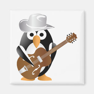 Íman Guitarista pinguim