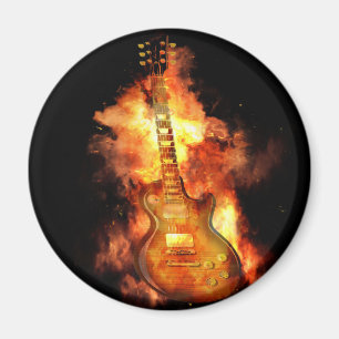Íman Guitarra no fogo