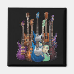 Íman Guitarras Guitarristas Música Presentes De Guitarr