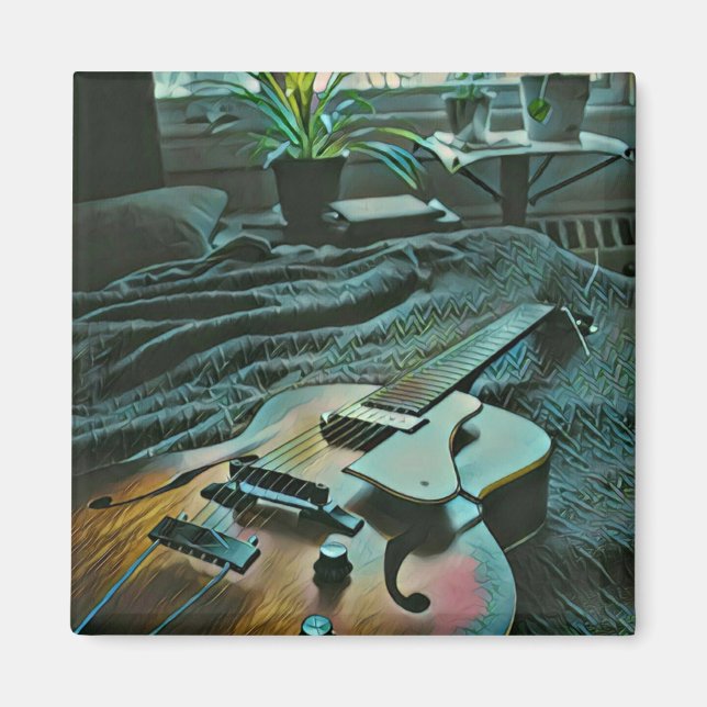 Íman Guitarrista acústico (Frente)