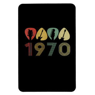 Íman Guitarrista Guitarra Picada 1970 Aniversário Guita