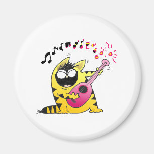 Íman Guitarrista louco do gato