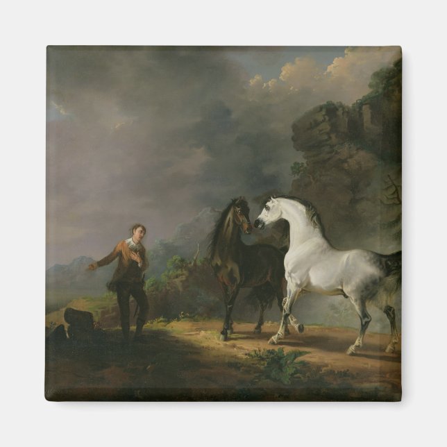 Íman Gulliver Addressed the Houyhnhnms, 1769 (petróleo  (Frente)