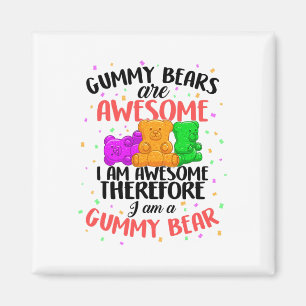 Íman Gummy Bear Dancing Animal Candy Para Jovens Adulto