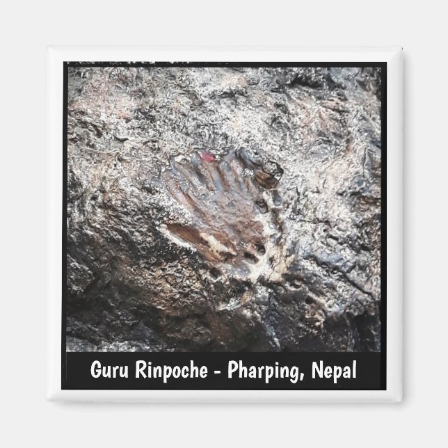 Íman Guru Rinpoche Hand Imprint, Pharping Cave - Nepal (Frente)