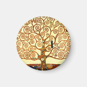 Íman Gustav Klimt A Árvore da Vida Arte Fina
