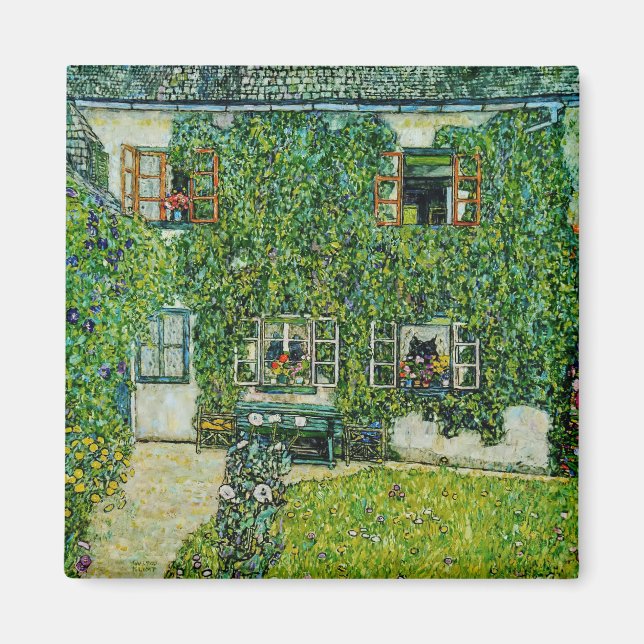 Íman Gustav Klimt - A Casa de Guardaboschi (Frente)