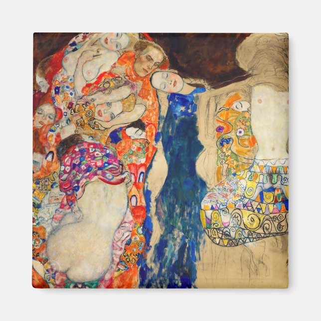 Íman Gustav Klimt - A Noiva (inacabado) (Frente)