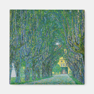 Íman Gustav Klimt - Avenida no Park Schloss Kammer