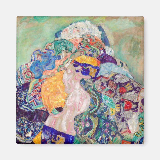 Íman Gustav Klimt - Bebê/Berço (Frente)
