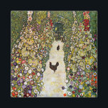 Íman Gustav Klimt - Caminho do Jardim com Galinhas<br><div class="desc">Caminho do Jardim com Galinhas - Gustav Klimt,  Petróleo na Canvas,  1916</div>
