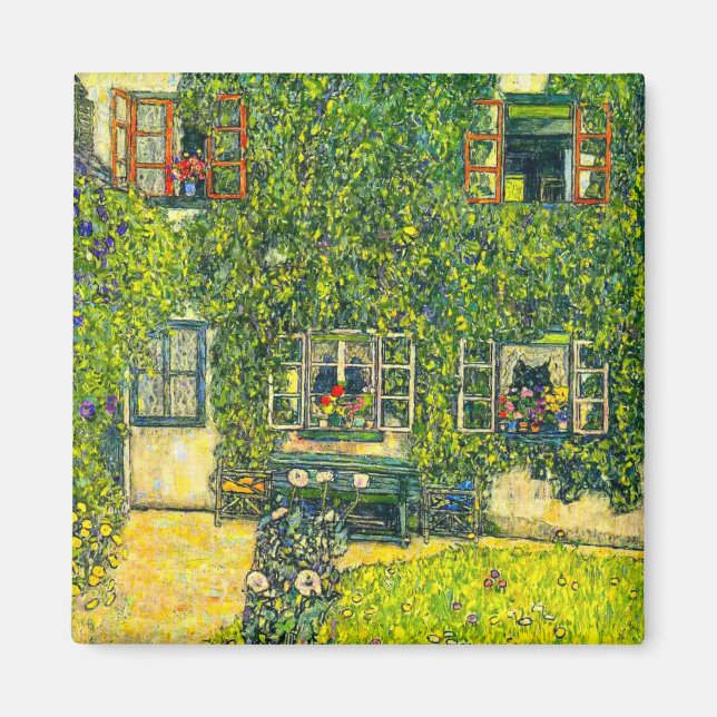 Íman Gustav Klimt Casa de Guardaboschi (Frente)