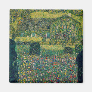 Íman Gustav Klimt - Casa do País pelo Attersee