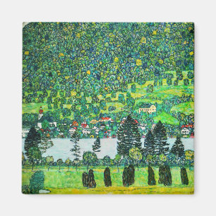 Íman Gustav Klimt - Encosta de montanha em Unterach