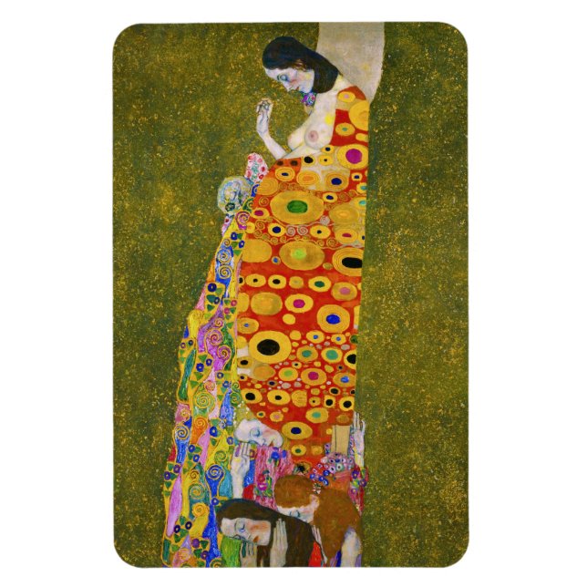 Íman Gustav Klimt - Esperança II (Vertical)