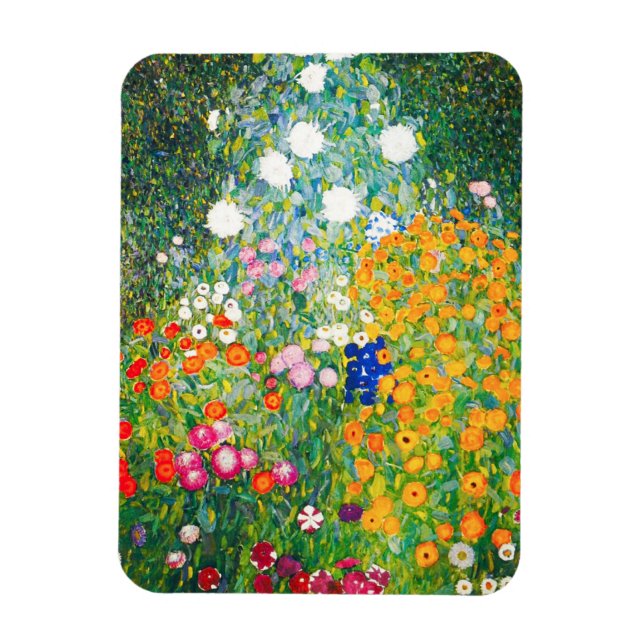 Íman Gustav Klimt Flower Garden Magnet (Vertical)