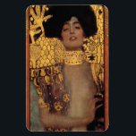 Íman Gustav Klimt Judith Magnet<br><div class="desc">Imagem de Gustav Klimt Judith. Pintura a óleo na canvas desde 1901. A bela representação de Gustav Klimt da história bíblica de Judith e Holofernes. Excelente para fãs do simbolismo austríaco,  Klimt e belas artes.</div>
