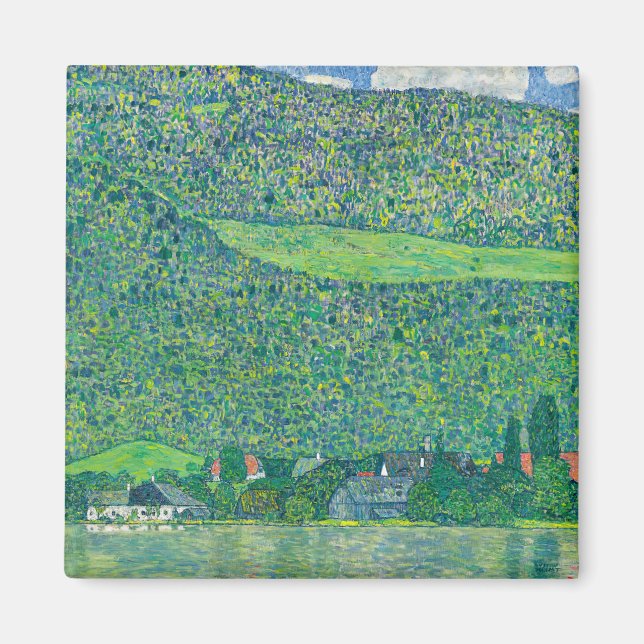 Íman Gustav Klimt - Litzlberg am Attersee (Frente)