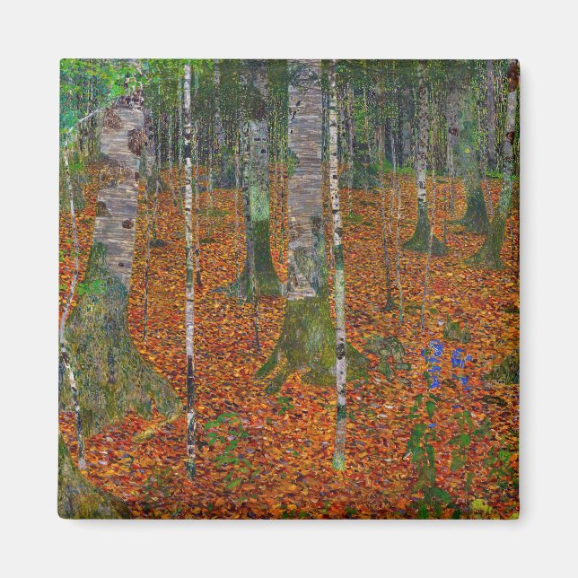 Íman Gustav Klimt - Madeira de Birch (Frente)