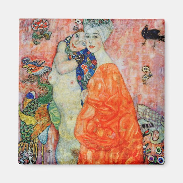 Íman Gustav Klimt - Mulheres Amigas (Frente)