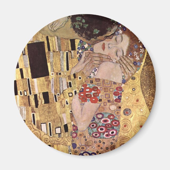 Íman Gustav Klimt ~ o Beijo (Frente)