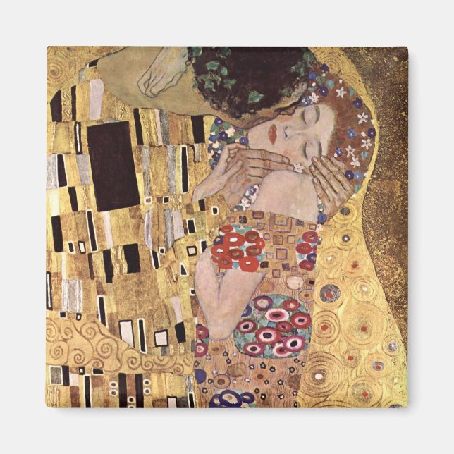 Íman Gustav Klimt ~ o Beijo (Frente)