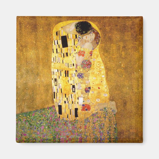 Íman Gustav Klimt O Beijo (Frente)