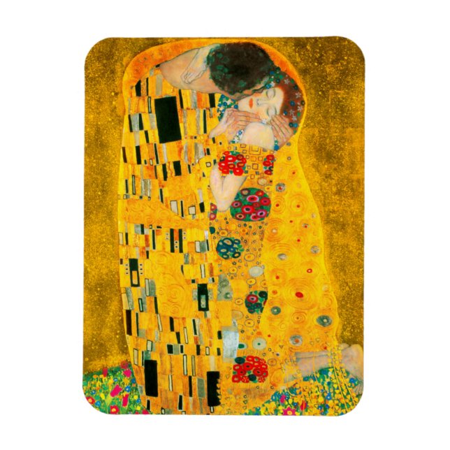Íman Gustav Klimt O Beijo (Vertical)