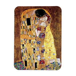 Íman Gustav Klimt - O Beijo - Arte Nova Antiga