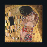 Íman Gustav Klimt: O Beijo (Detalhe)<br><div class="desc">Um magnata clássico com um casal romântico compartilhando um beijo,  pintado pelo pintor simbolista austríaco Gustav Klimt. com.</div>