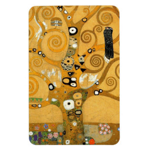 Íman Gustav Klimt Owl Em Uma Árvore