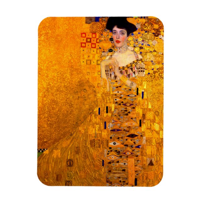 Íman Gustav Klimt Retrato de Adele Bloch Bauer (Vertical)