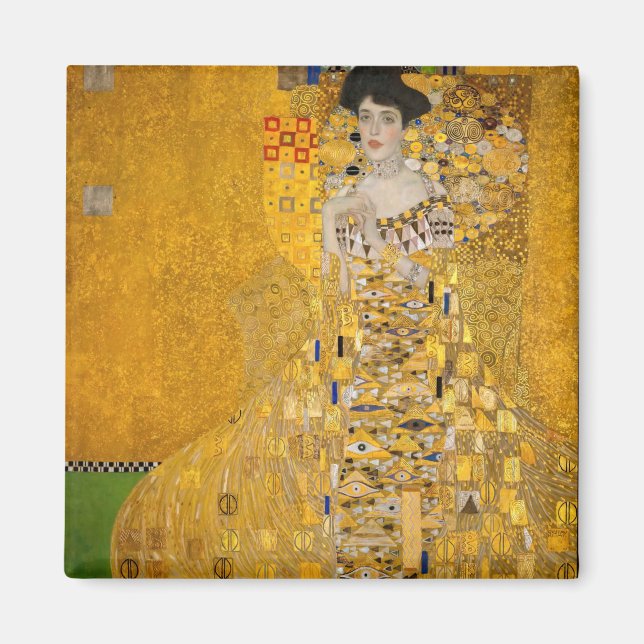 Íman Gustav Klimt - Retrato de Adele Bloch-Bauer I (Frente)