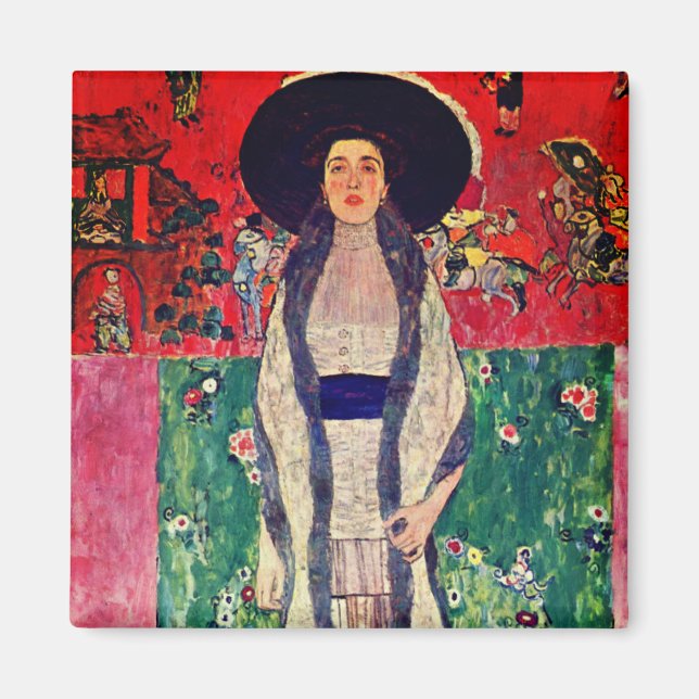 Íman Gustav Klimt Retrato de Adele Bloch-Bauer II (Frente)
