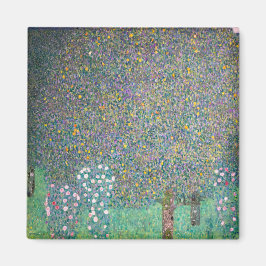 Íman Gustav Klimt - Roseiras sob as Árvores