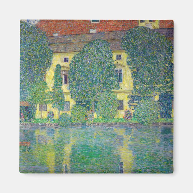 Íman Gustav Klimt - Schloss Kammer am Attersee III (Frente)
