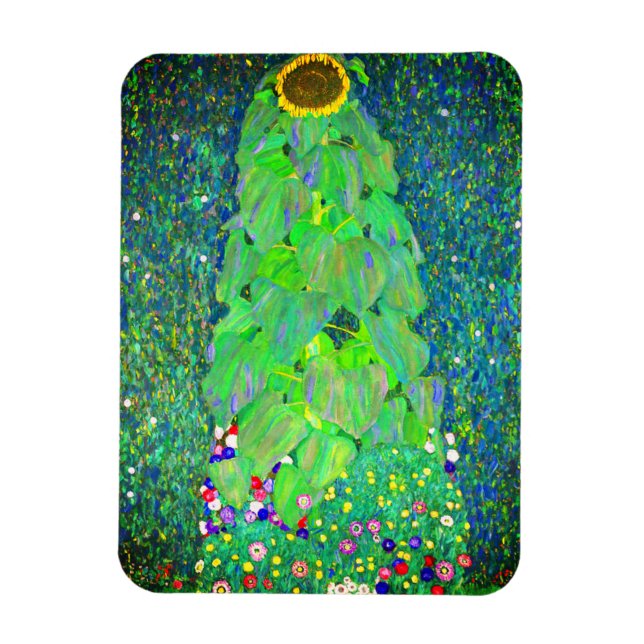 Íman Gustav Klimt Sunflower (Vertical)