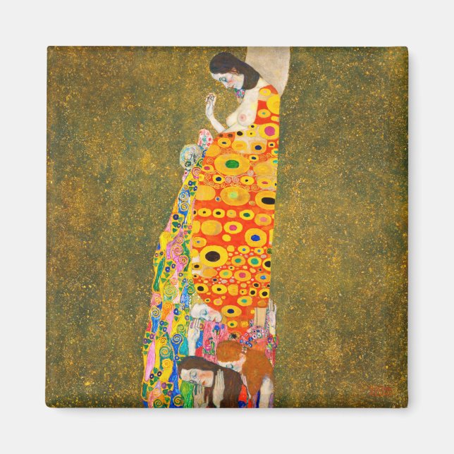 Íman Gustav Klimt The Hope II, Die Hoffnung II (Frente)