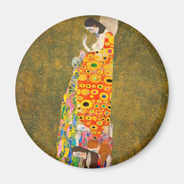 Íman Gustav Klimt The Hope II, Die Hoffnung II (Frente)