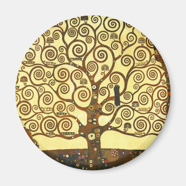 Íman Gustav Klimt Tree of Life Magnet (Frente)